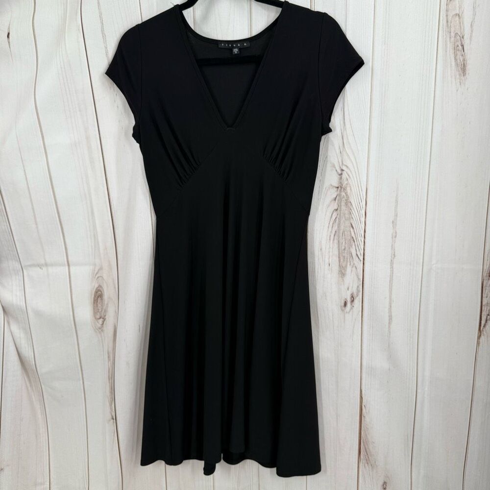 Tiana B Women’s Small Black Short Sleeve Dress